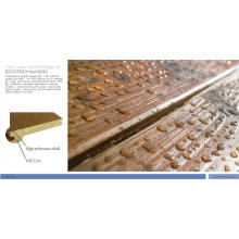 Solid Capped WPC Decking with Water Proof & Fire Proof Ce, Fsc, ISO, SGS